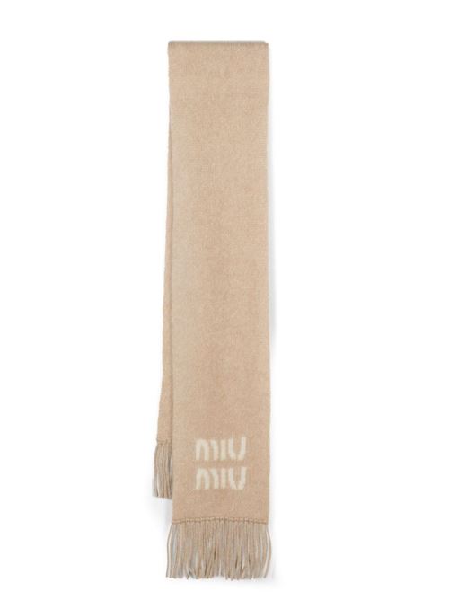 Sciarpa con frange MIU MIU | 5FS0622CQDF0018